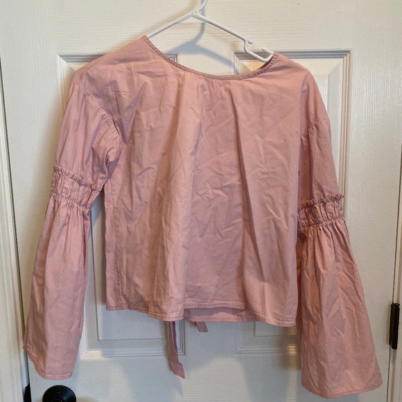 From Spain!! Bell sleeved blouse with tie back! - Picture 1 of 2